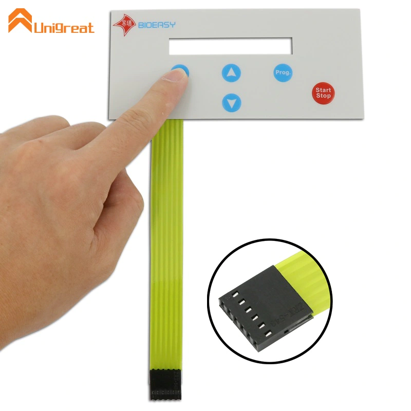 Shenzhen Factory Custom Design OEM Membrane Switch Panel Sticker Rubber Keycaps
