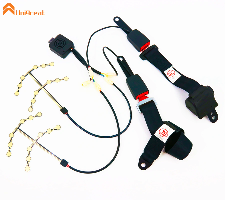 For Bus Seat safety passenger Push Button Seatbelt Flip Latch Buckles device module unit equipment set
