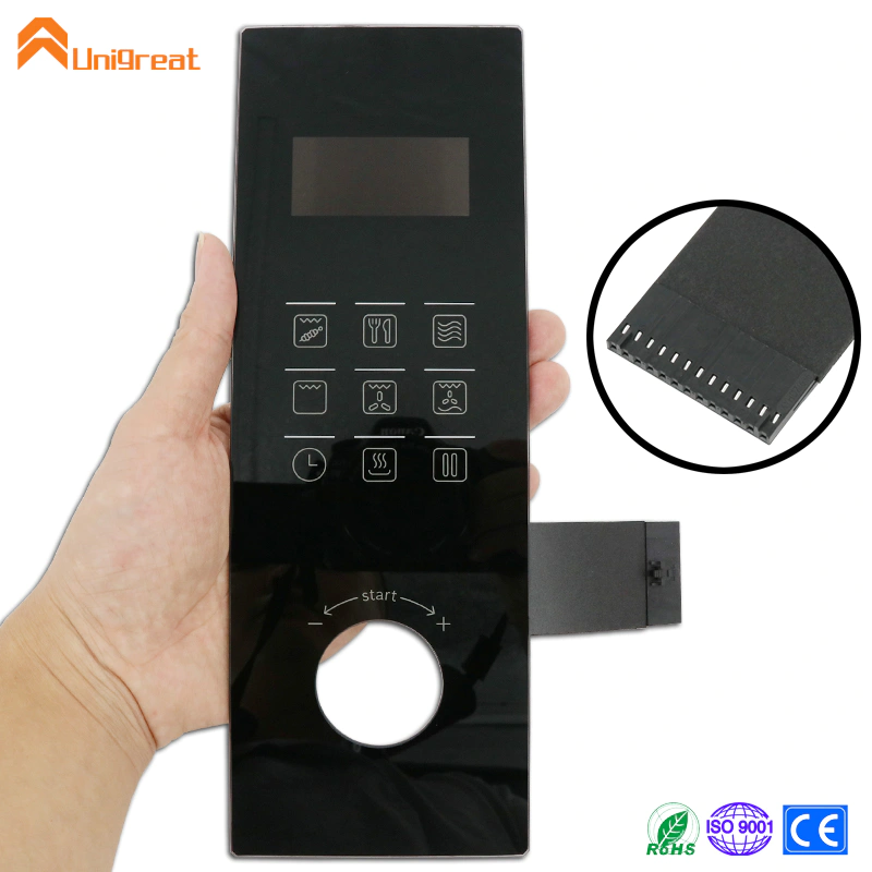 Wholesale Touch Switch LED Light Tempered Glass  Capacitive Switch Sensitive Touch Panel For Rice Cooker