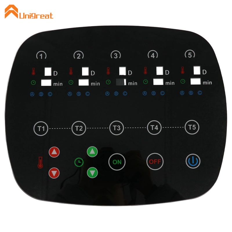 Custom Touch Panel Control Switch Multi Function Control Panel PMMA  Acrylic Capacitive Touch Switch For Rice Cooker
