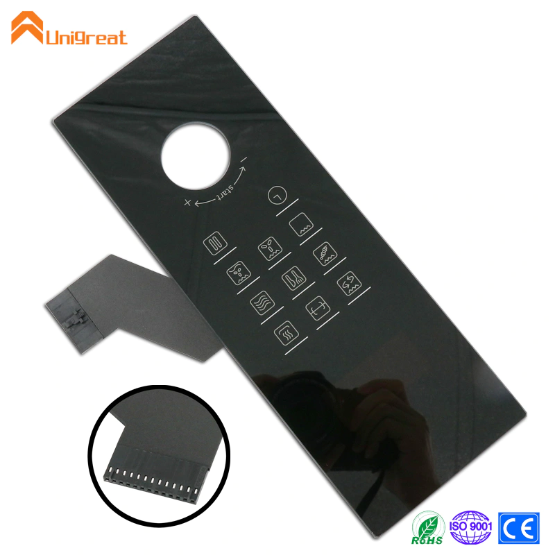 PMMA acrylic touch switch glass panel black glass light switch circuit switchboard cover supplier factory manufacturer