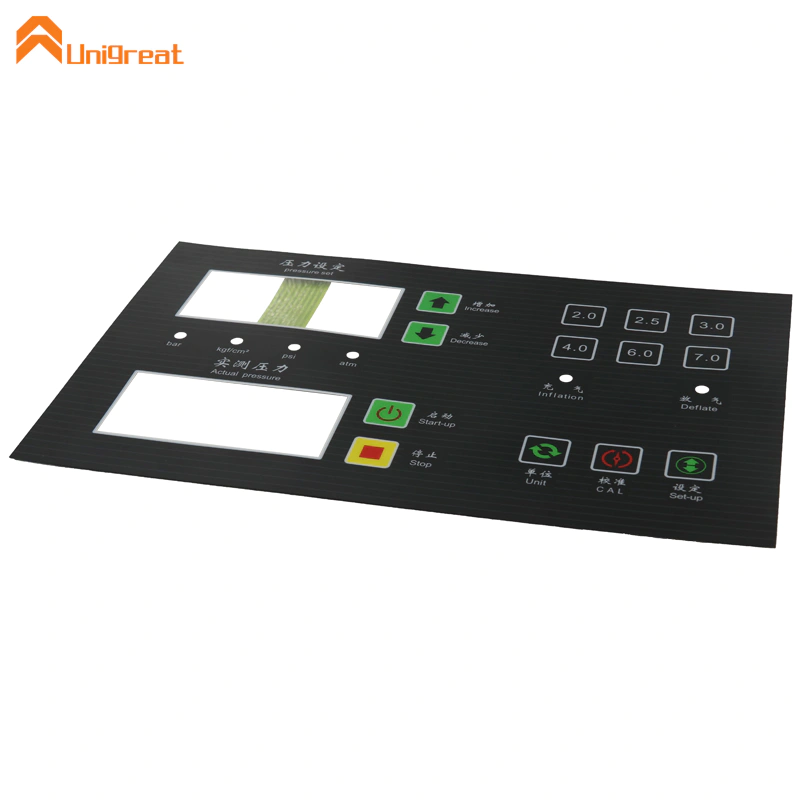 Decorative PMMA panels tempered glass touch switch panel laboratory appliance control board