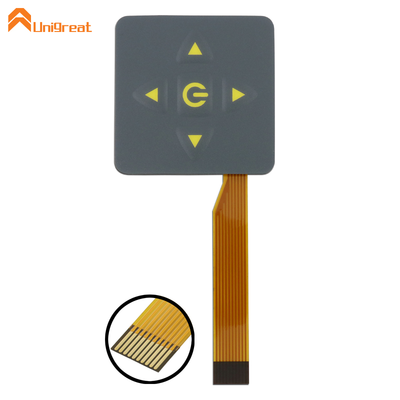 Shenzhen factory glossy copper-foil FPC membrane switch keypad